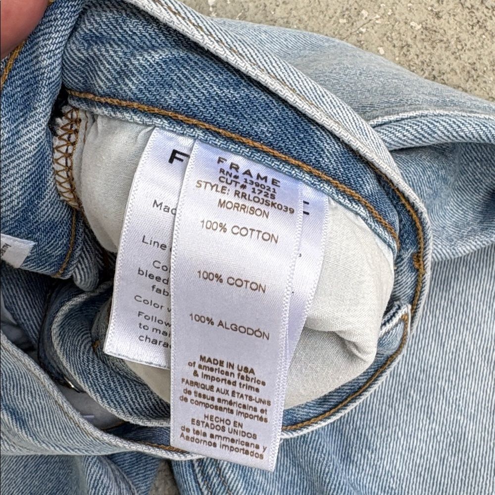 Frame Rigid Re-release jeans - Picture 4 of 8